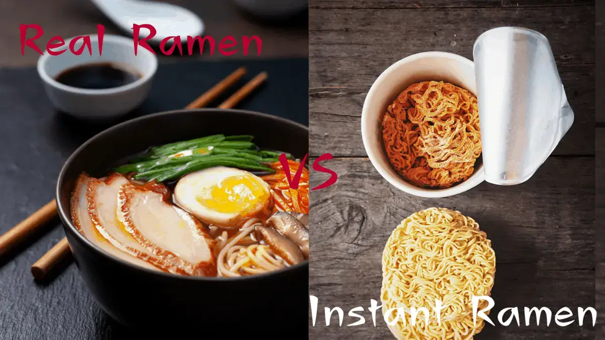 Real Ramen vs Instant Ramen