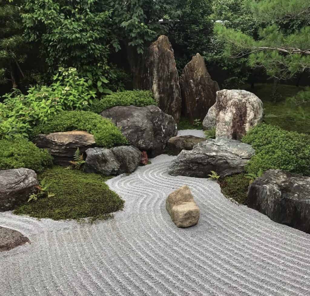 zen garden stones