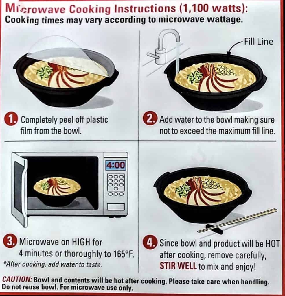 can you cook top ramen in the microwave