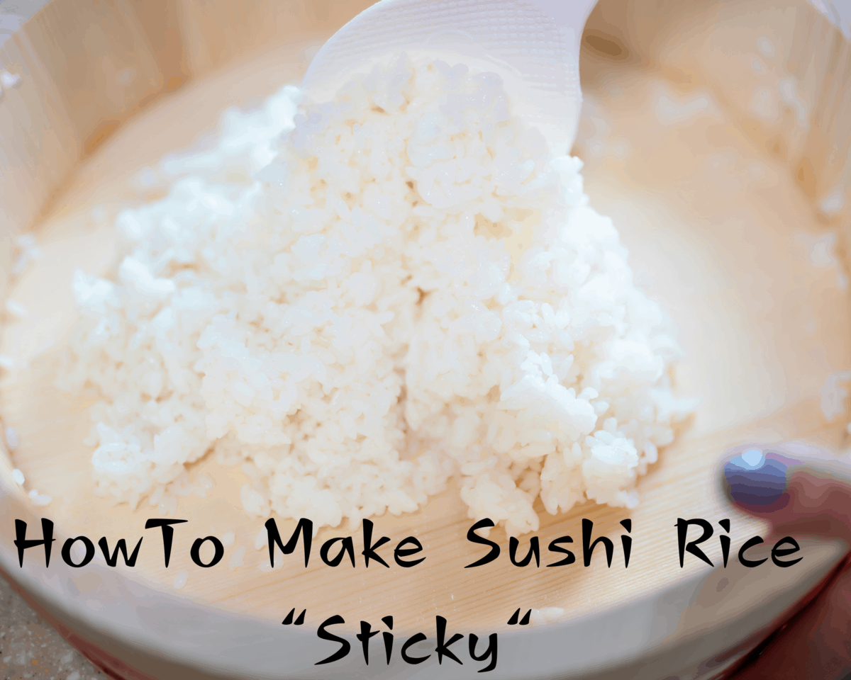 what to add to sushi rice to make it sticky