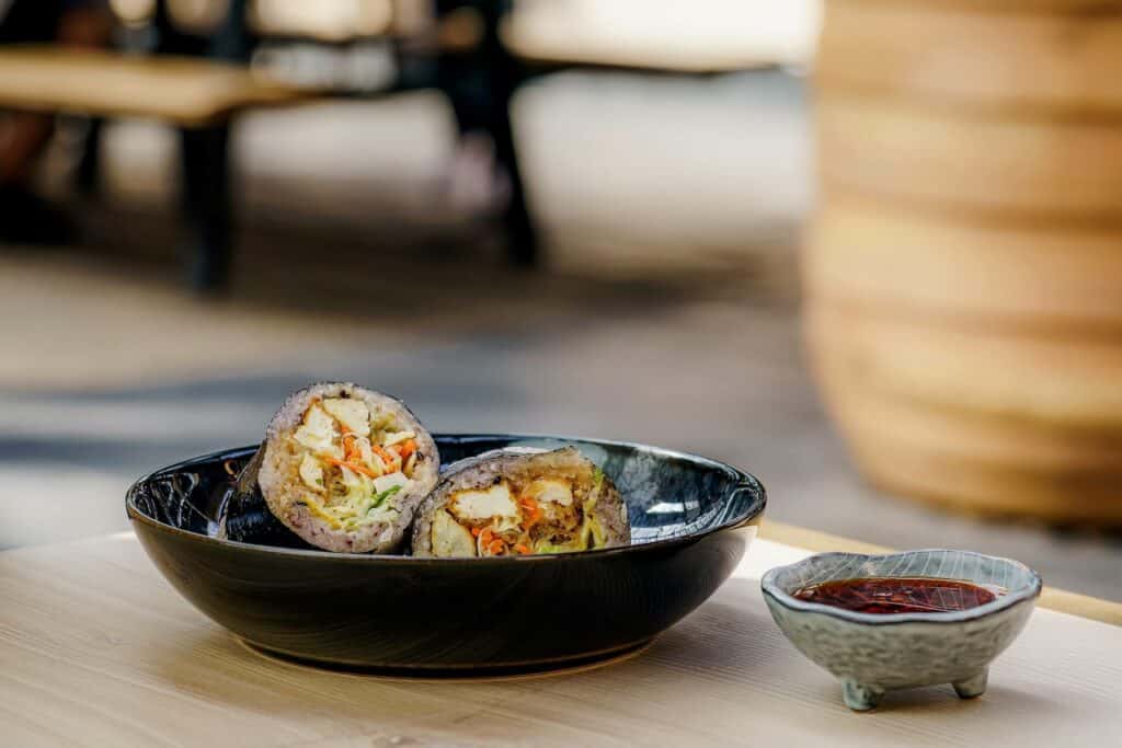 Vegan sushi rolls