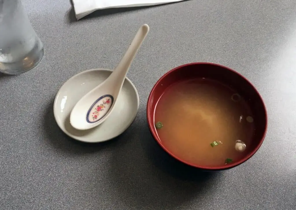 A miso soup
