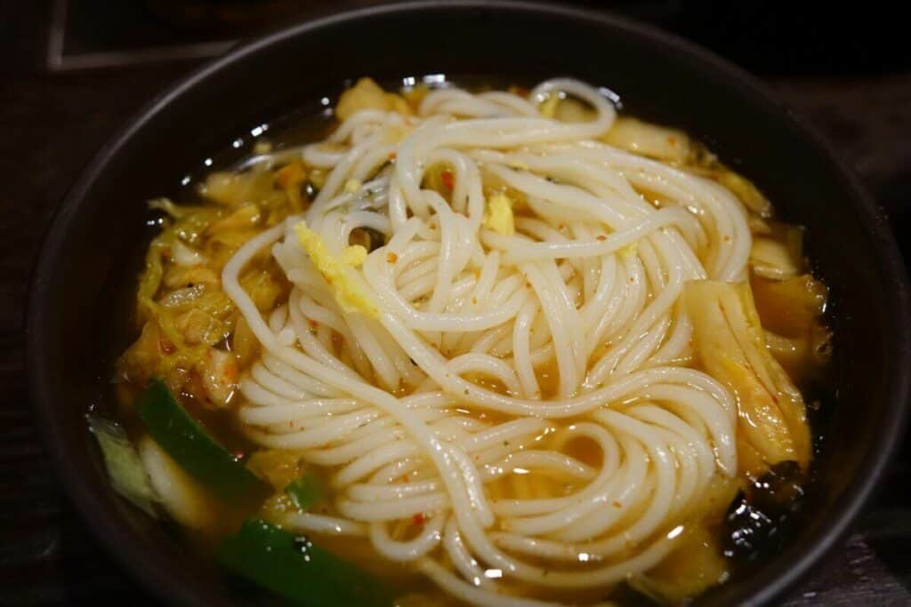 Udon noodle soup