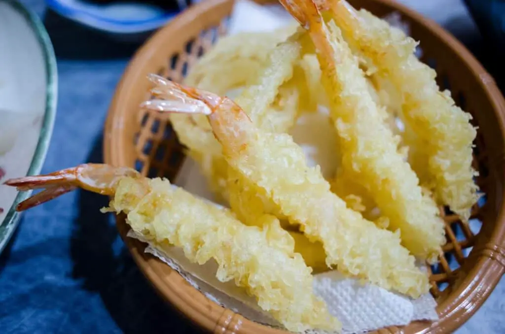 Tempura shrimps