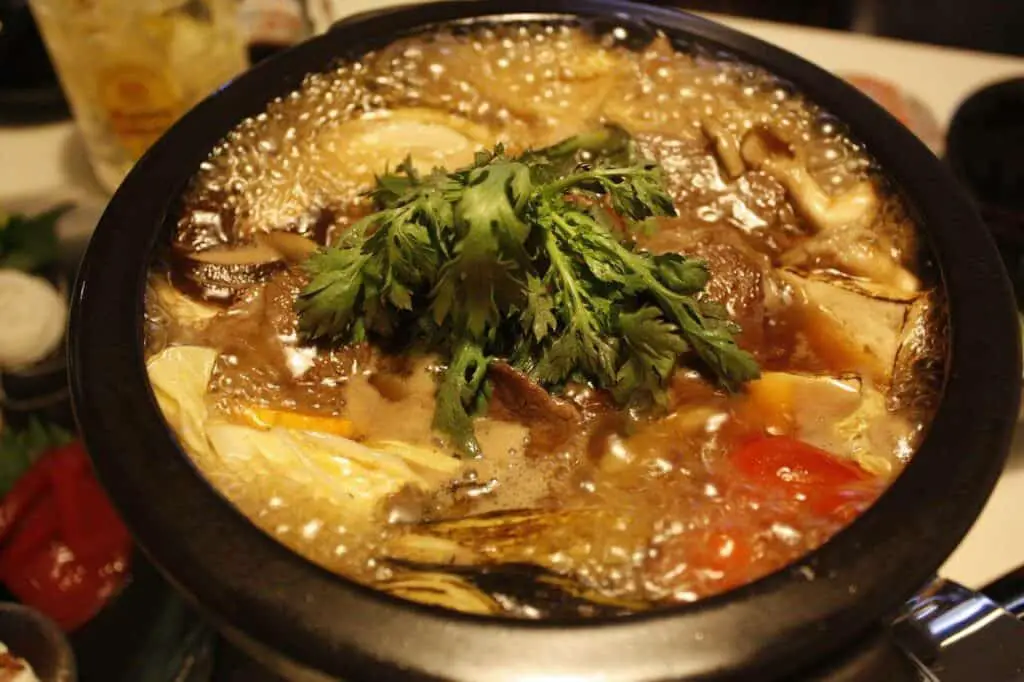 Japanese hot pot