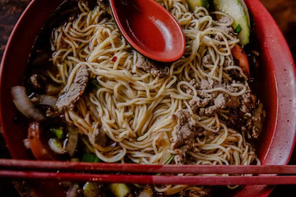 Ramen with beef 