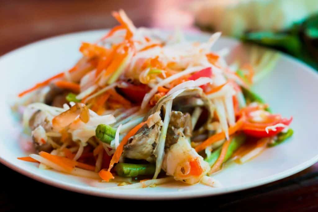 Pad Thai on a plate 