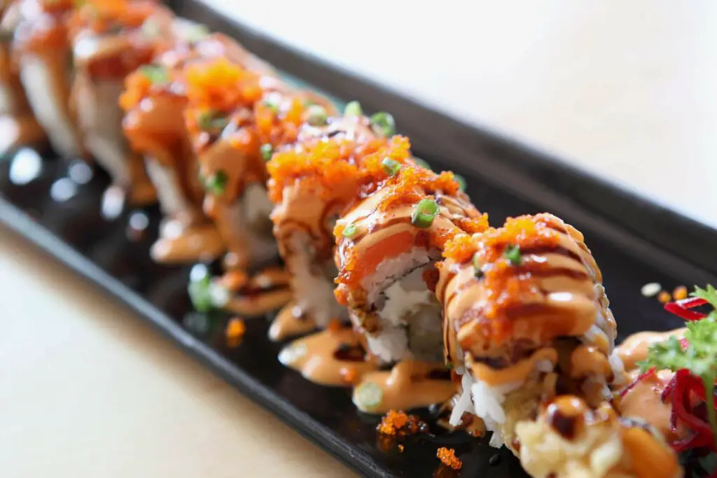 California sushi rolls