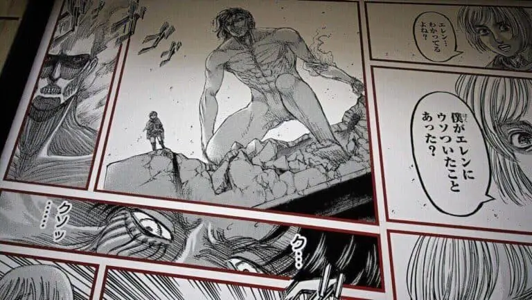 Manga Attack on Titan on Japanese